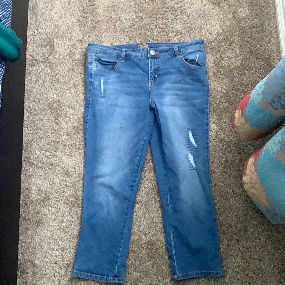 Denim Capris